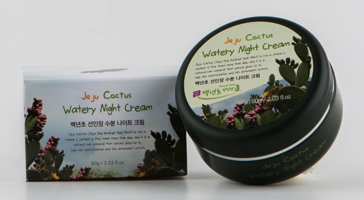Jeju Cactus Watery Night Cream